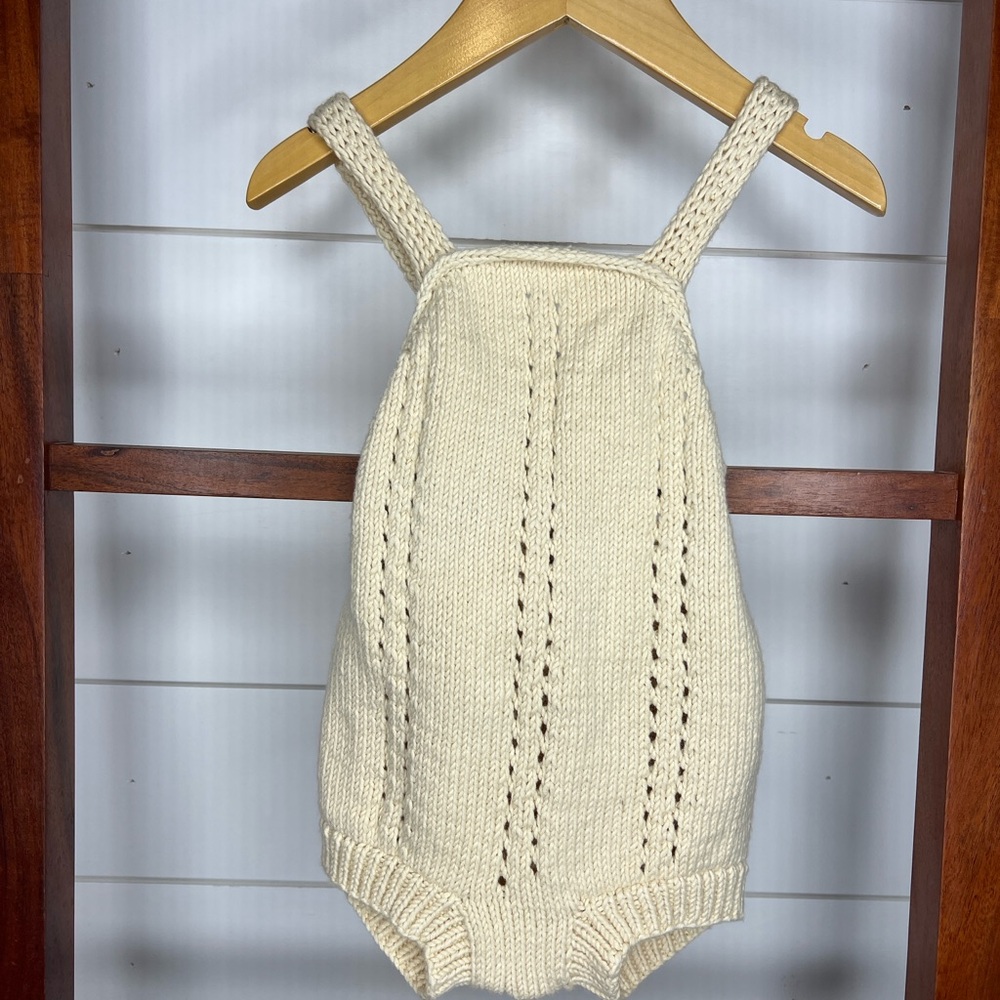 NWT- Misha & Puff Hand-knit Romper